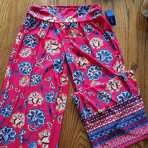 Stretch wide leg pull on hippy chic pants